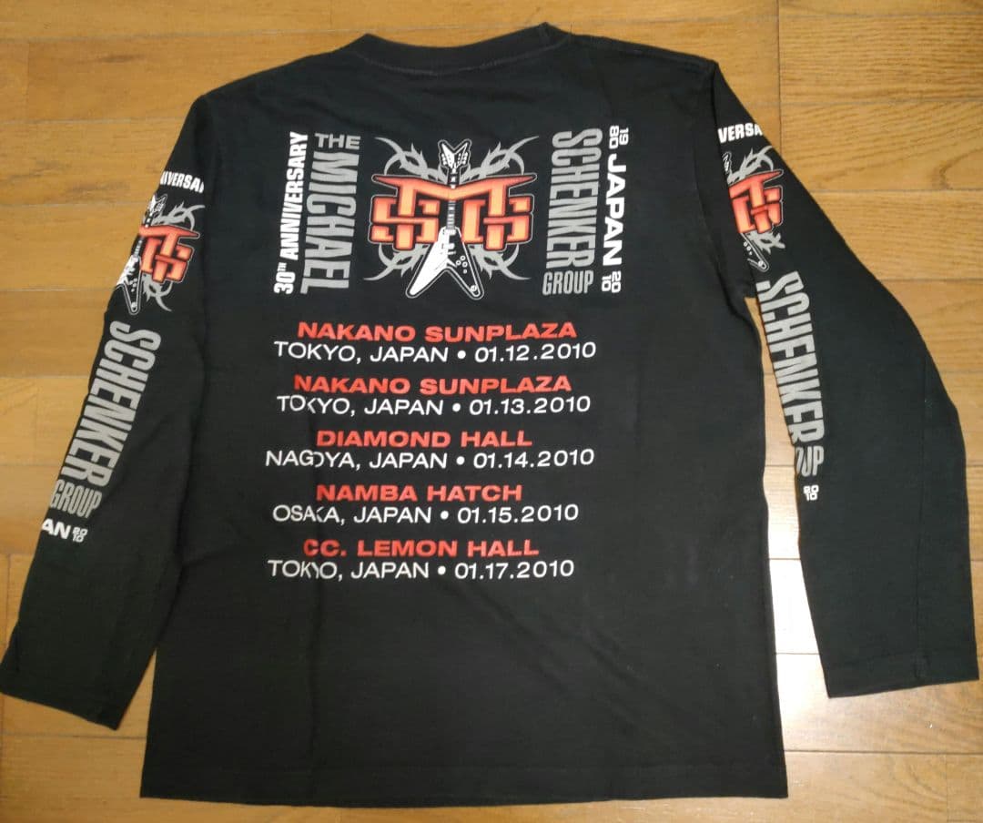 ★Michael Schenker Group (MSG)⚫ ツアーＴシャツ 黒