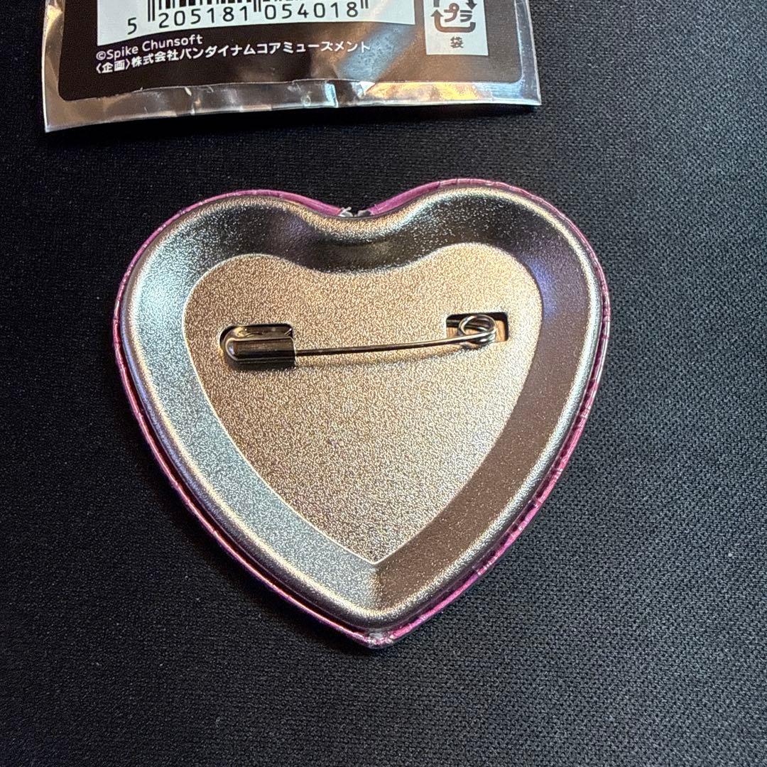 ダンガンロンパ ナンジャタウン 照れ顔 ハート缶バッジ 狛枝凪斗