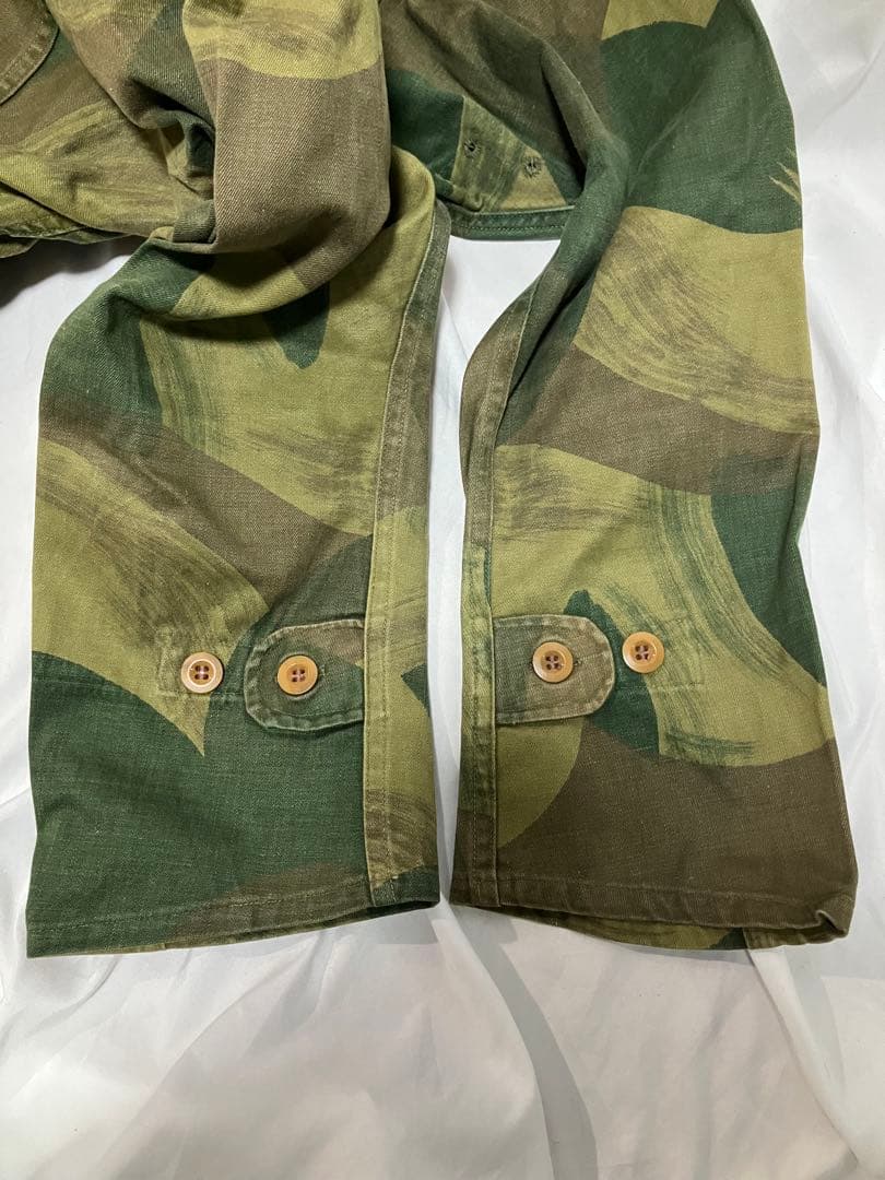 50's ベルギー軍 デニソンスモック　 ブラッシュストロークカモ　実物　官給品