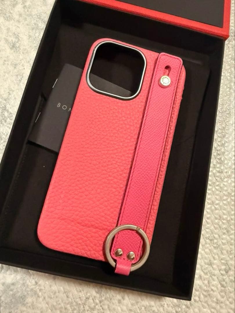 BONAVENTURA iPhone 15 Pro Max 用ケース ピンク系色