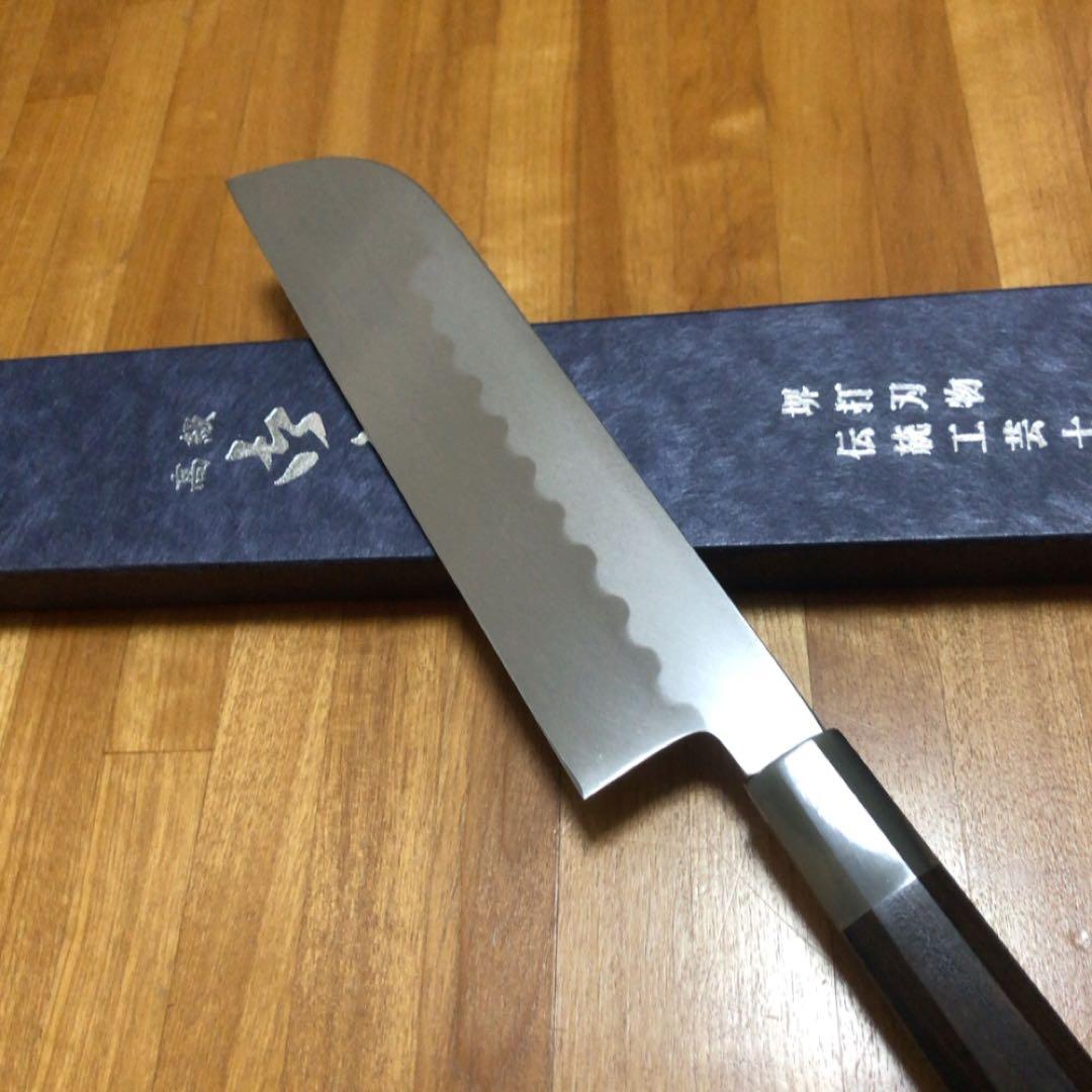 本焼 白鋼　池田美和  鎌形薄刃225mm 伝統工芸品