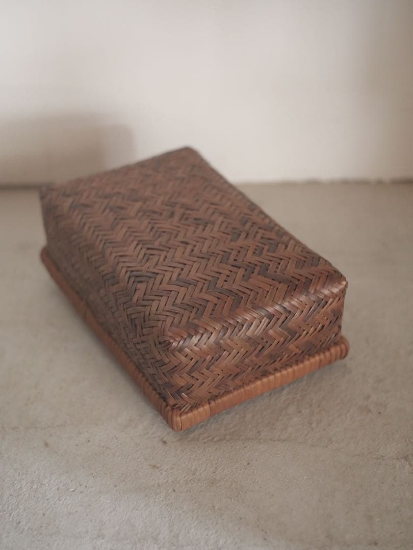 カゴ　つづら　行李　弁当箱　古家具　古道具　アンティーク　昭和レトロ