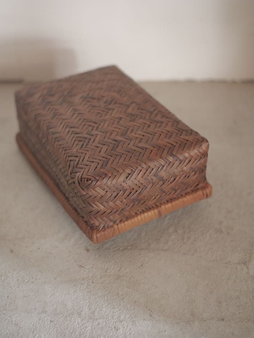 カゴ　つづら　行李　弁当箱　古家具　古道具　アンティーク　昭和レトロ