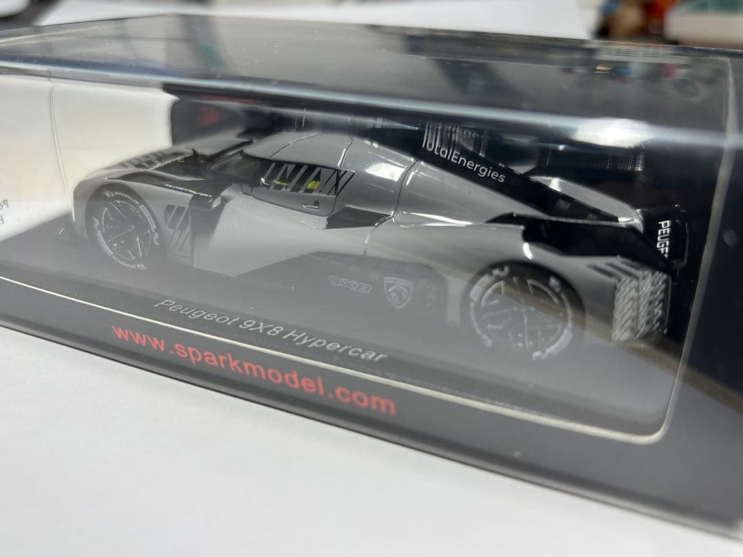ミニカー Peugeot 9X8 Hypercar (1/43), spark