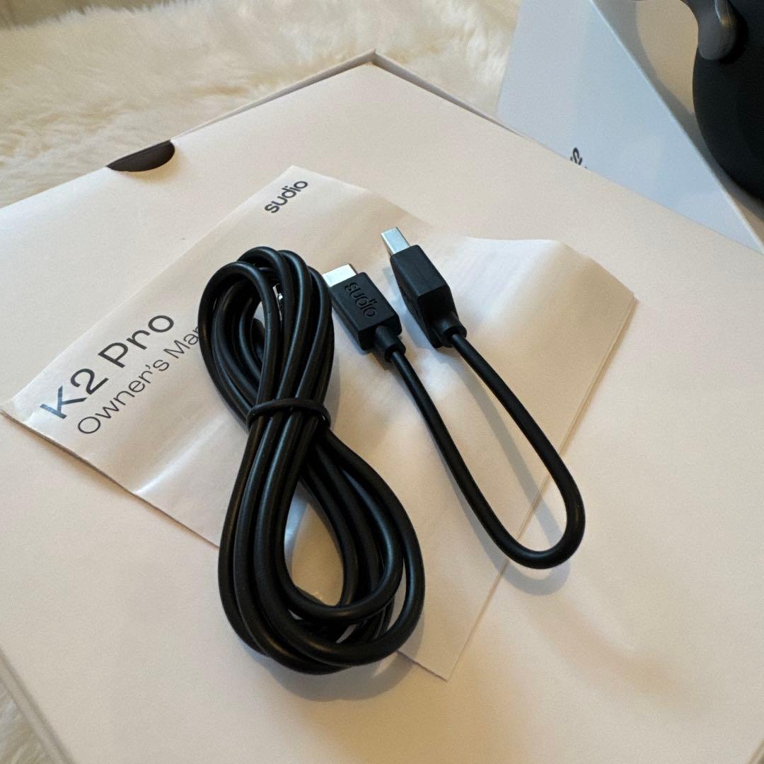 ぼんさい　未使用　試着のみ　sudio ヘッドフォン　k2 pro