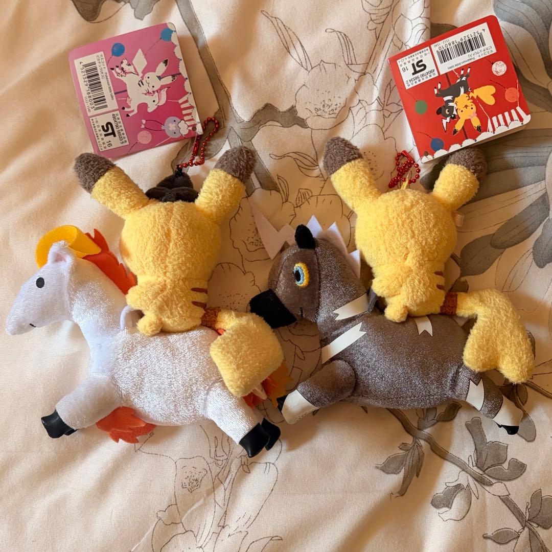 ポケモン ピカチュウ ポニータ　ゼブライカ