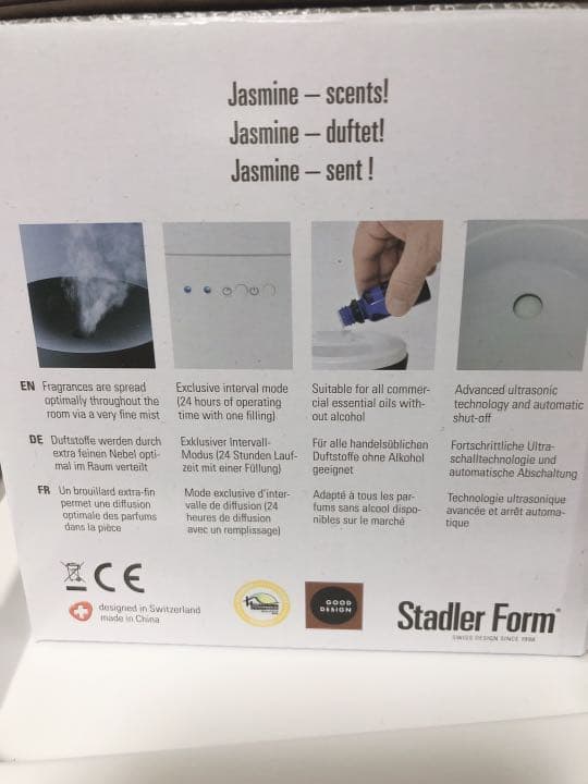 [Jasmine (ジャスミン)アロマディフューザー ブラック]