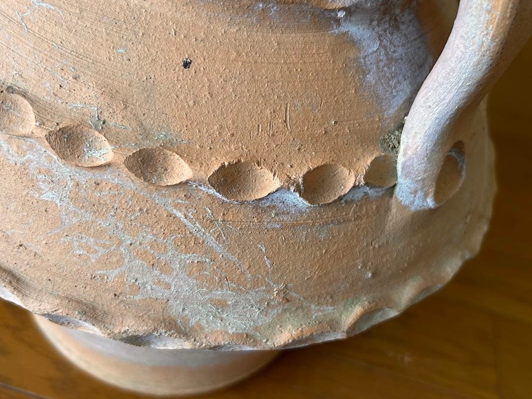 植木鉢 素焼き ビンテージ 外国製 壺形