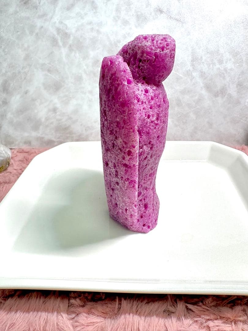 【セール】天然ルビー 天使 彫刻 置物 316.5g 大迫力 パワーストーン