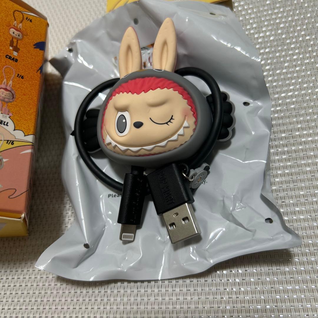 POPMART Labubu iPhone 充電ケーブル　Conch
