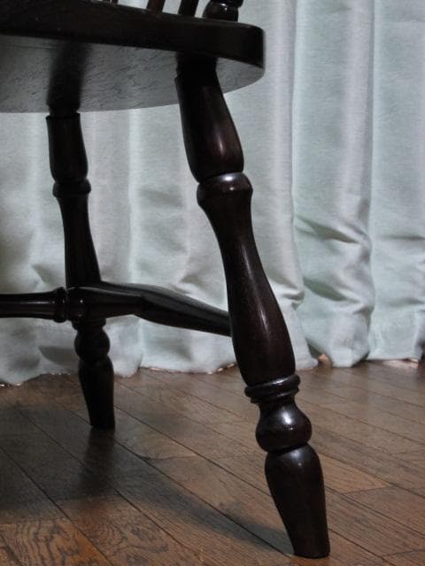 美品 九州民芸家具 ミズメザクラ 無垢材 キャプテンチェア a/ウィンザーチェア