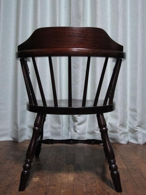 美品 九州民芸家具 ミズメザクラ 無垢材 キャプテンチェア a/ウィンザーチェア