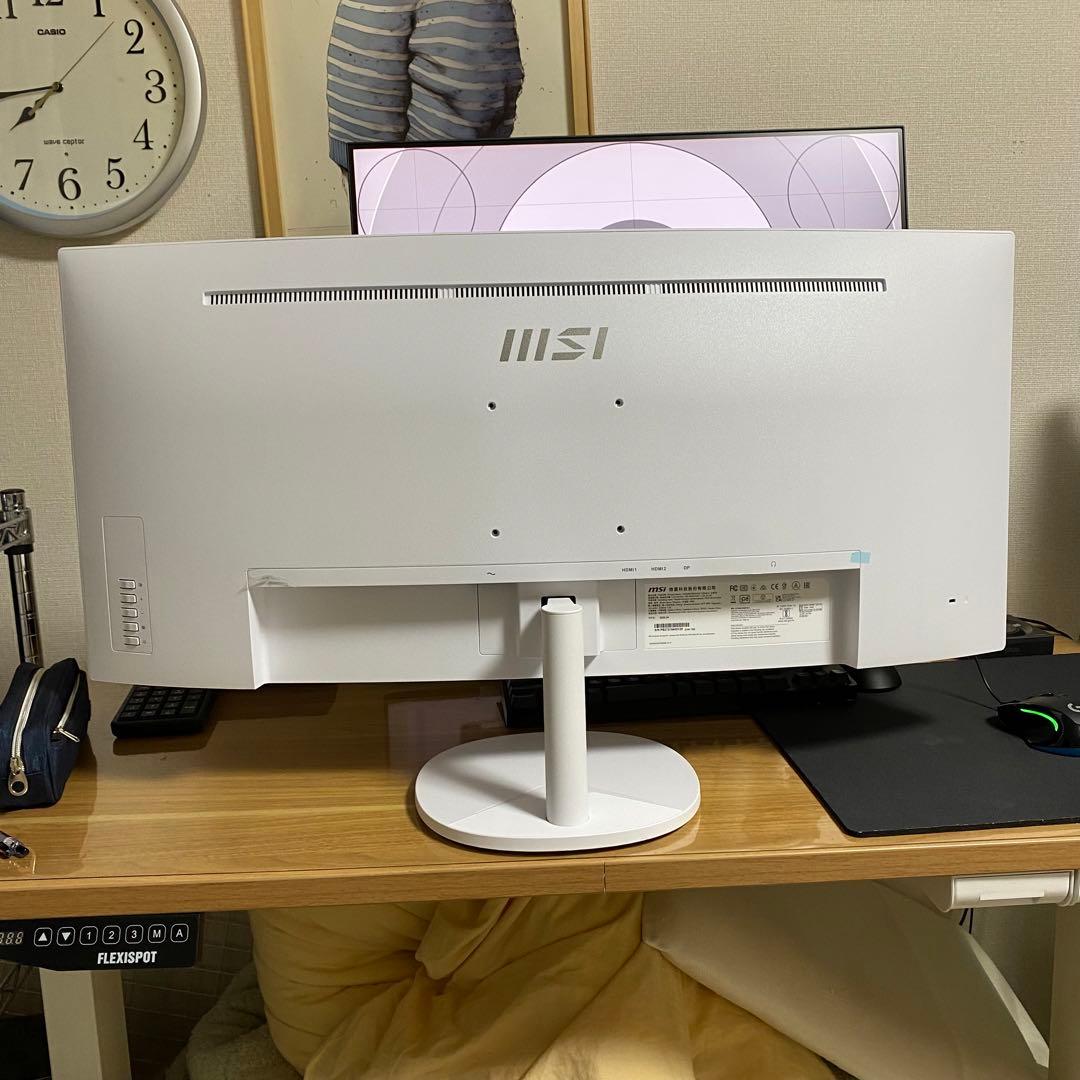 MSI MP341CQW　ウルトラワイドモニター ホワイト 34インチ PRO