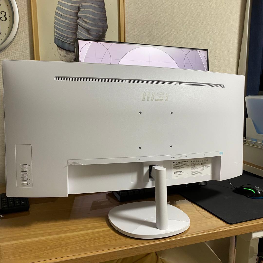 MSI MP341CQW　ウルトラワイドモニター ホワイト 34インチ PRO