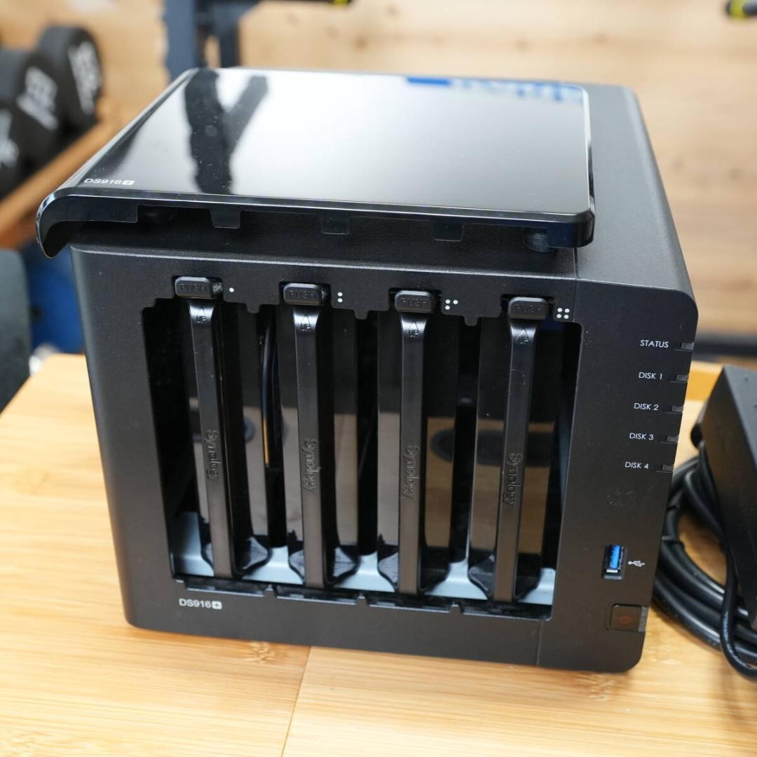 Synology NAS DS916+ メモリ8GBモデル 中古動作確認済み