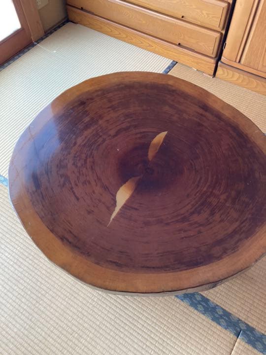 専用です！　丸太 一枚板無垢テーブル 座卓 脚取り外し可能