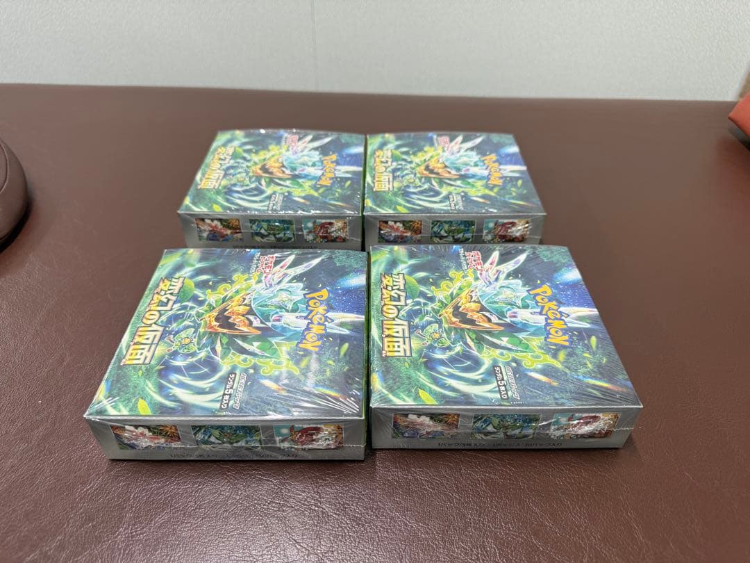 ポケモンカードゲーム　変幻の仮面　4BOXシュリンク付き