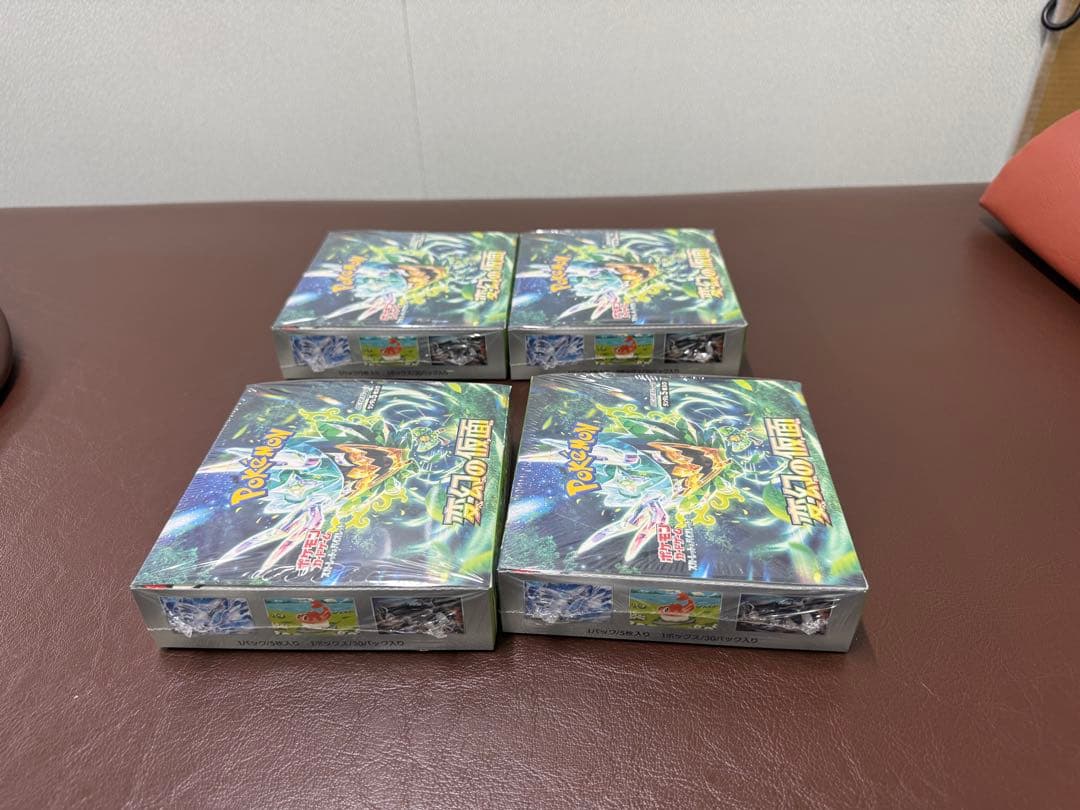 ポケモンカードゲーム　変幻の仮面　4BOXシュリンク付き