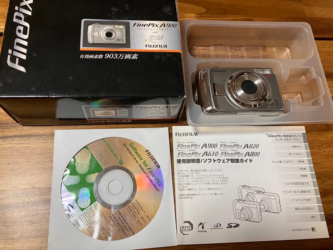 【FUJIFILM FinePix A900】デジタルカメラ　◆箱説明書付き◆