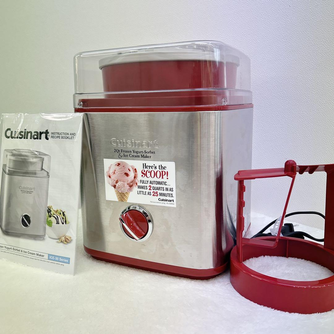 ◎美品 Cuisinart アイスクリームメーカー ICE-30R クイジナート