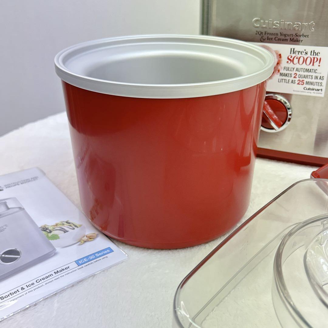◎美品 Cuisinart アイスクリームメーカー ICE-30R クイジナート