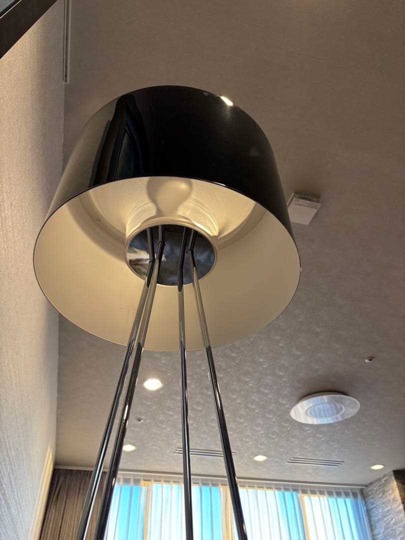 美品　FLOSフロス RAY F2 フロアライト ブラック