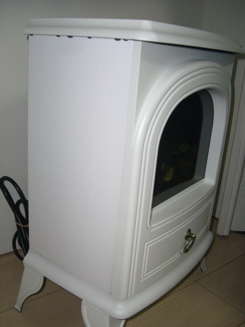★暖炉風電気ヒーター★ホワイト★