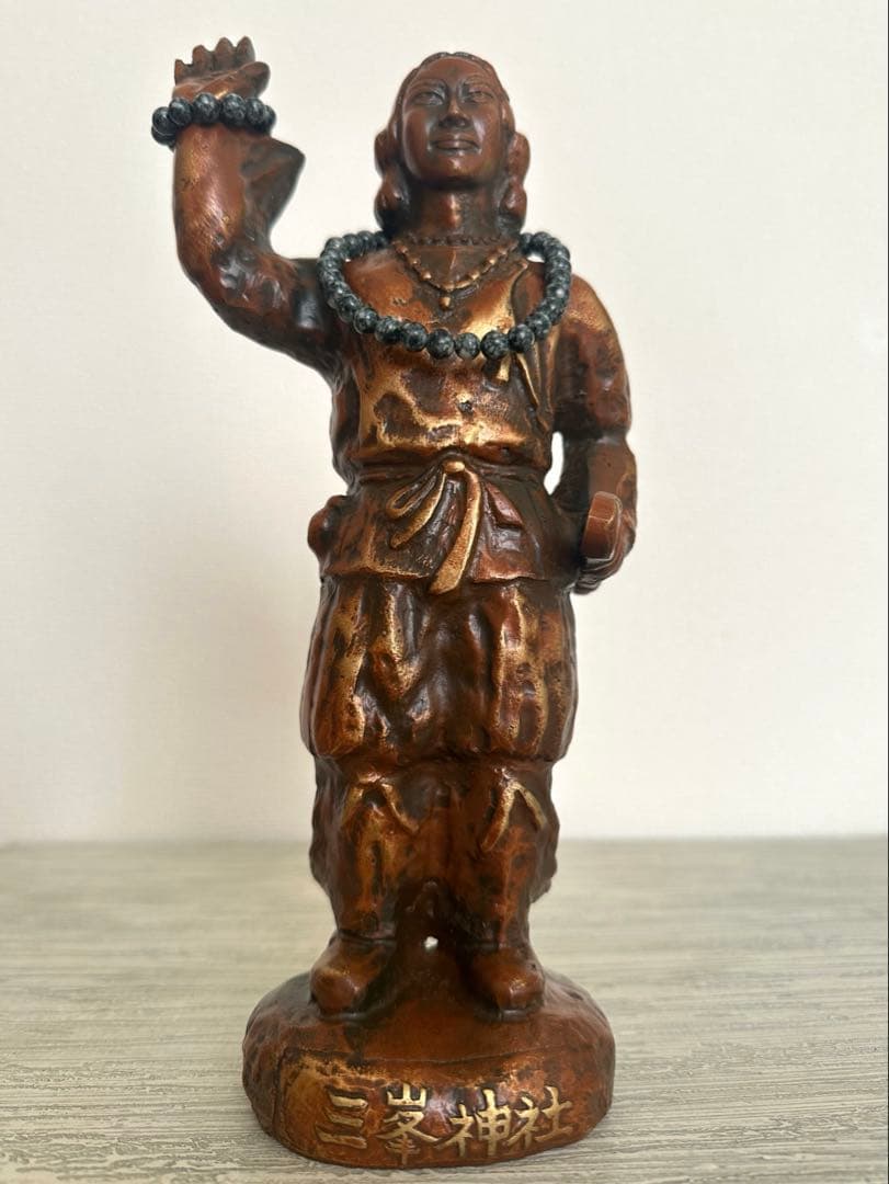 【三峯神社限定・一点物】日本武尊(ヤマトタケル)波動上昇遠野霊石 お揃いブレス