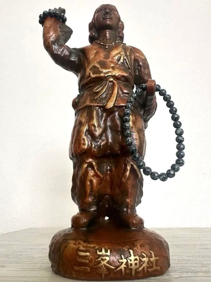 【三峯神社限定・一点物】日本武尊(ヤマトタケル)波動上昇遠野霊石 お揃いブレス