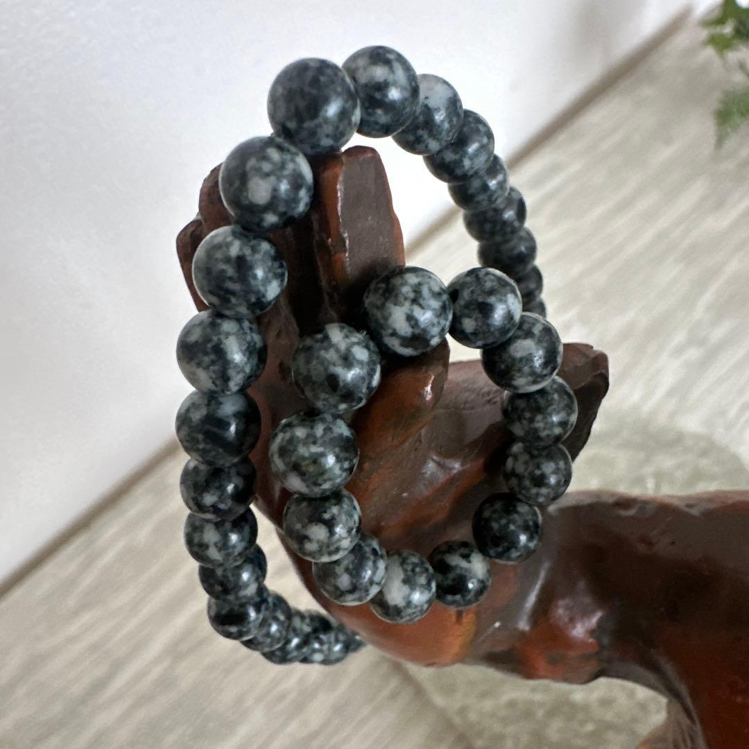 【三峯神社限定・一点物】日本武尊(ヤマトタケル)波動上昇遠野霊石 お揃いブレス