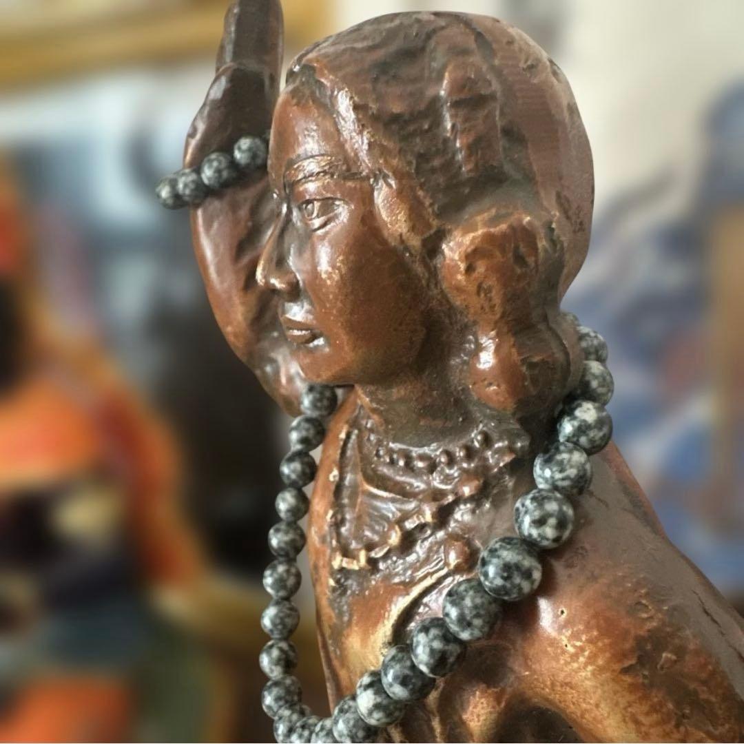 【三峯神社限定・一点物】日本武尊(ヤマトタケル)波動上昇遠野霊石 お揃いブレス