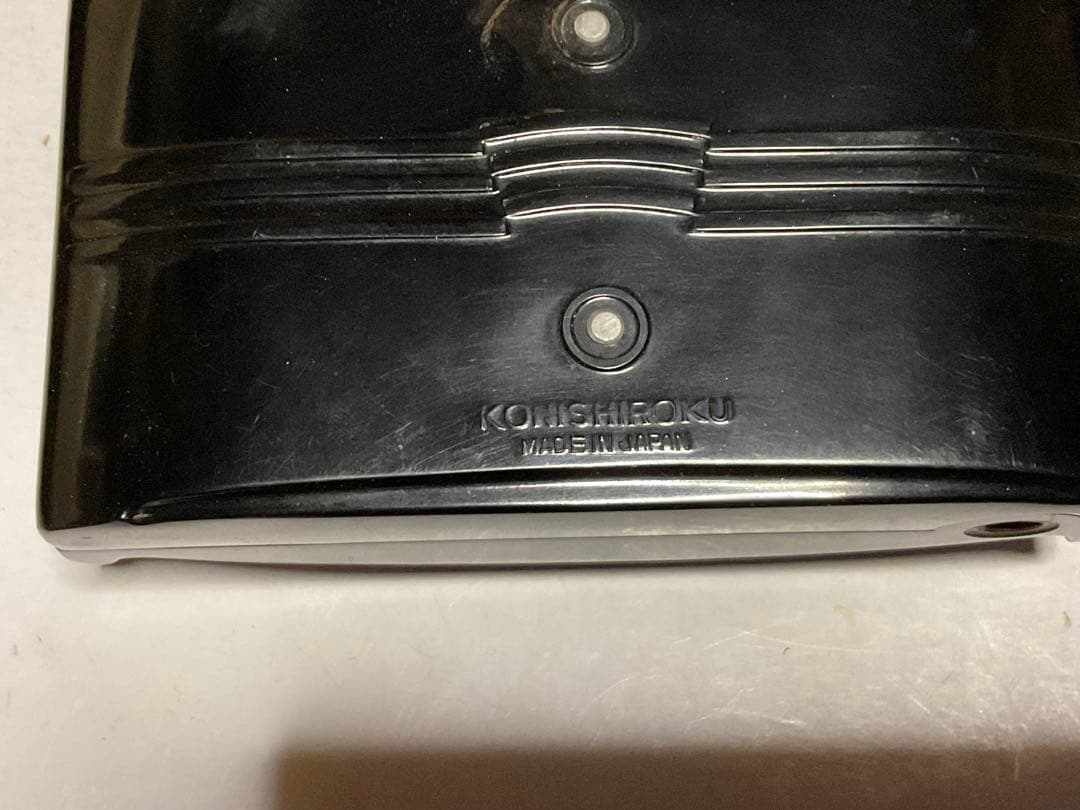 コニシロク／蛇腹型カメラ。形式不明？【カメラケース付き・昭和ノスタルジー・美品】