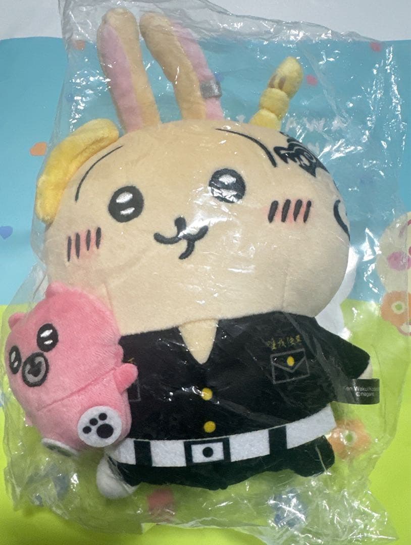 ちいかわ　ハチワレ　うさぎ　東京卍リベンジャーズ　ぬいぐるみ　コラボ　血威華我