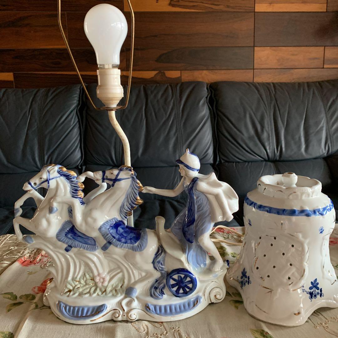素敵❗️❗️アンティーク　陶器　西洋　スタンド