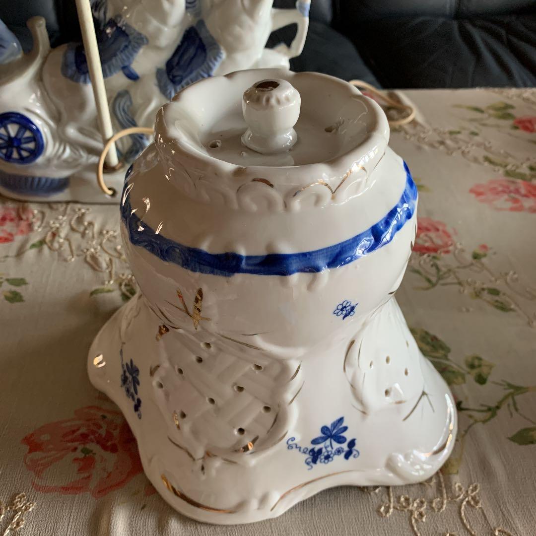 素敵❗️❗️アンティーク　陶器　西洋　スタンド