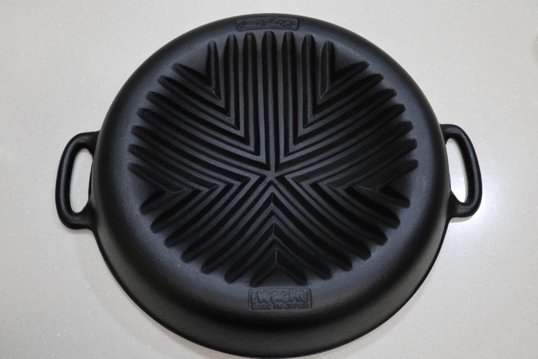 南部鉄器　岩鋳製　ジンギスカン鍋　深型　内径約28.5ｃｍ