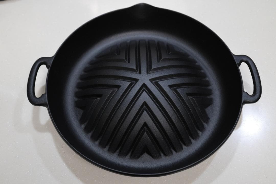 南部鉄器　岩鋳製　ジンギスカン鍋　深型　内径約28.5ｃｍ