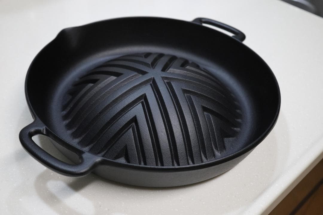 南部鉄器　岩鋳製　ジンギスカン鍋　深型　内径約28.5ｃｍ