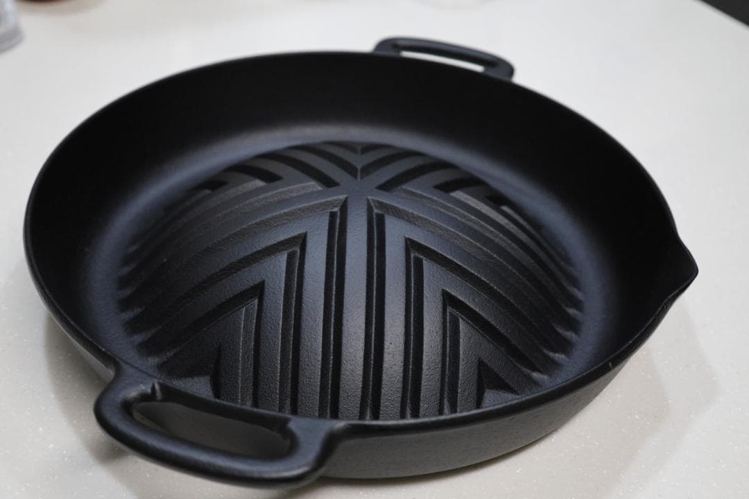 南部鉄器　岩鋳製　ジンギスカン鍋　深型　内径約28.5ｃｍ