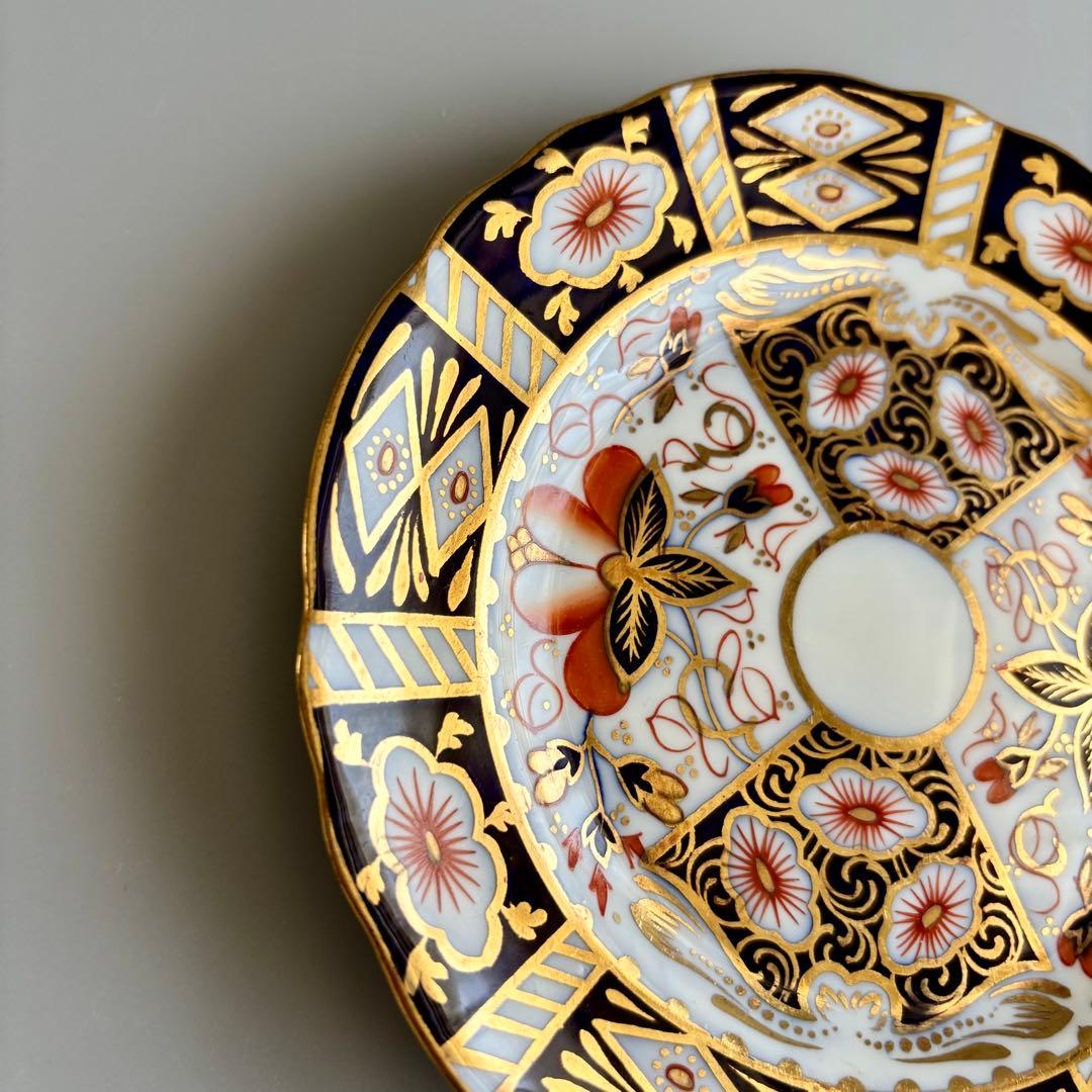 英国製ヴィンテージ　エインズレイ　ハンドペイント　伊万里　美しいプレート【美品】