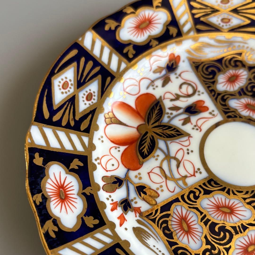 英国製ヴィンテージ　エインズレイ　ハンドペイント　伊万里　美しいプレート【美品】