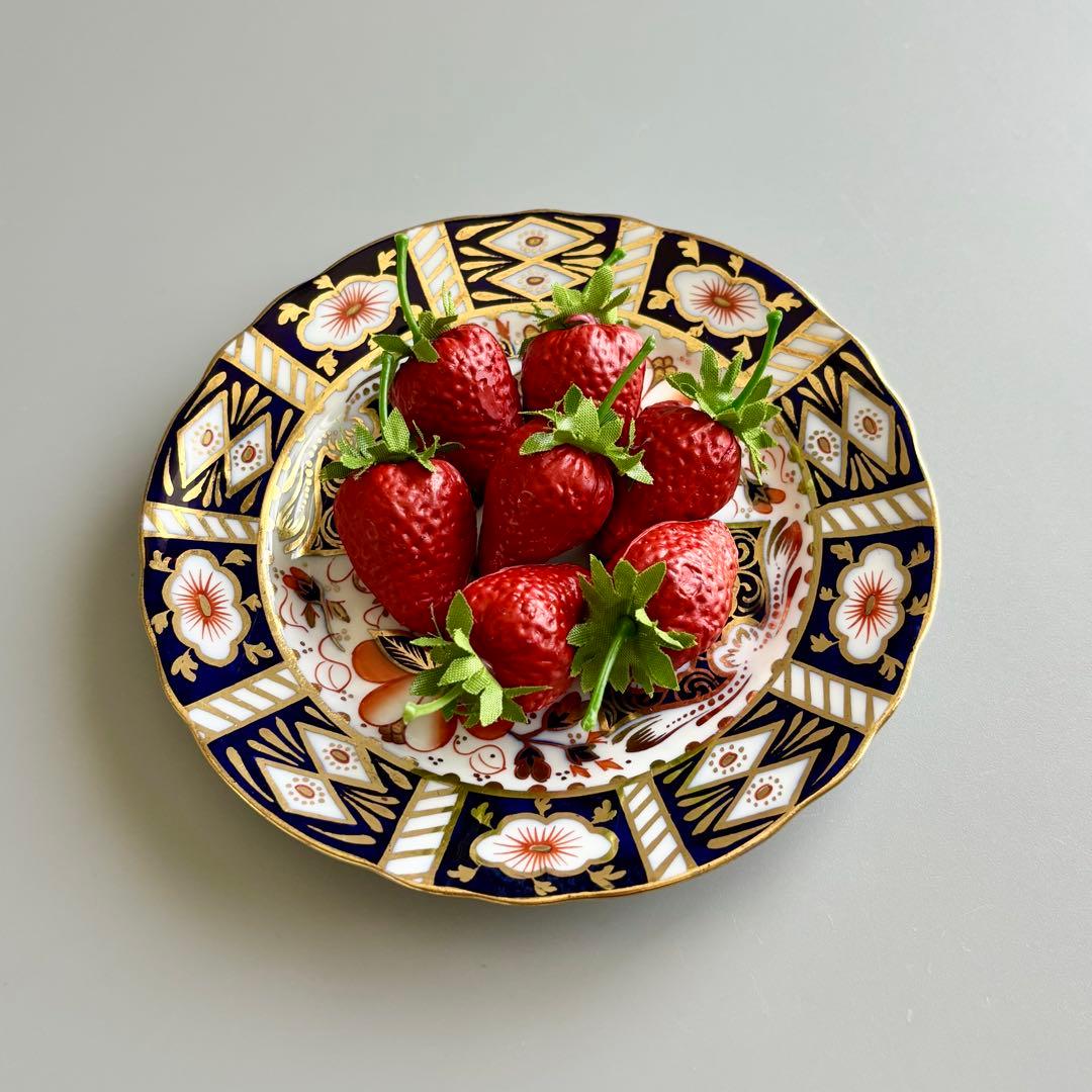 英国製ヴィンテージ　エインズレイ　ハンドペイント　伊万里　美しいプレート【美品】