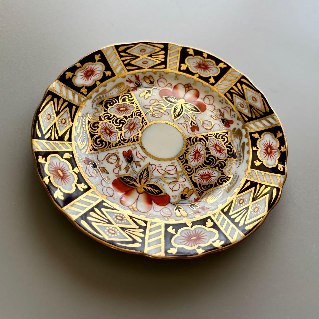 英国製ヴィンテージ　エインズレイ　ハンドペイント　伊万里　美しいプレート【美品】