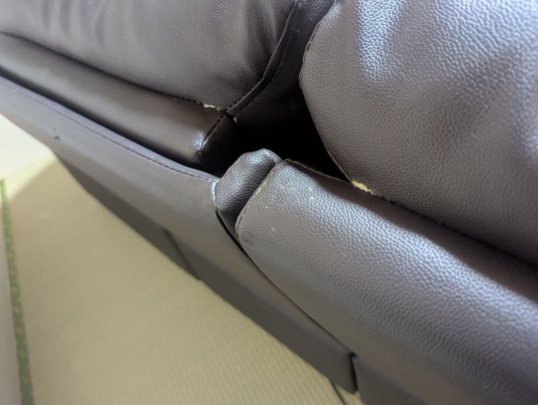 ニトリ 本革Nビリーバ 3人掛け 電動リクライニングソファ