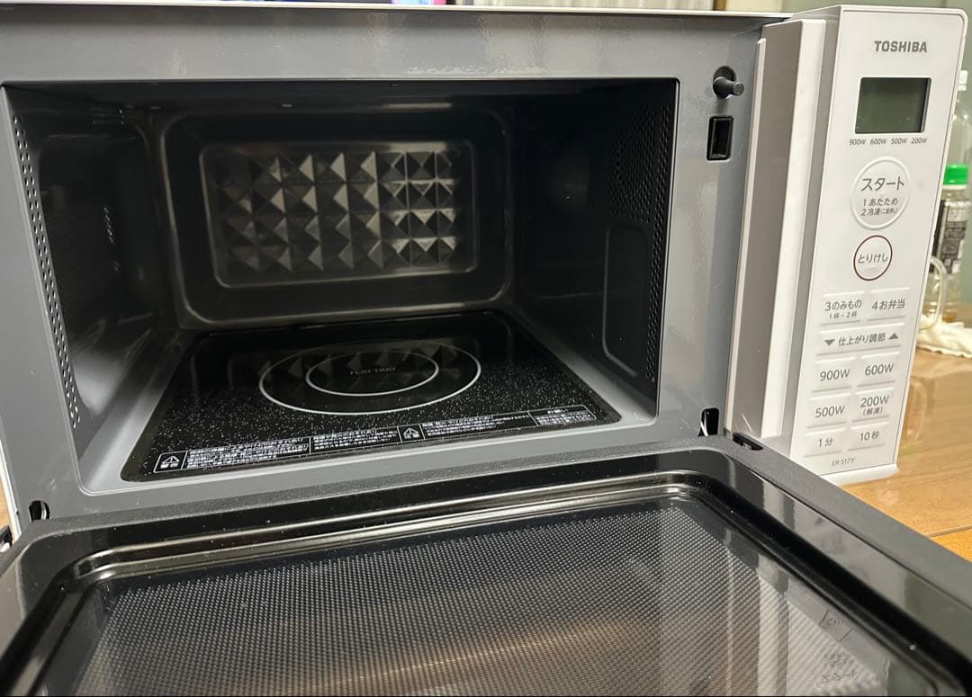 TOSHIBA ER-S17Y 単機能電子レンジ ブラック