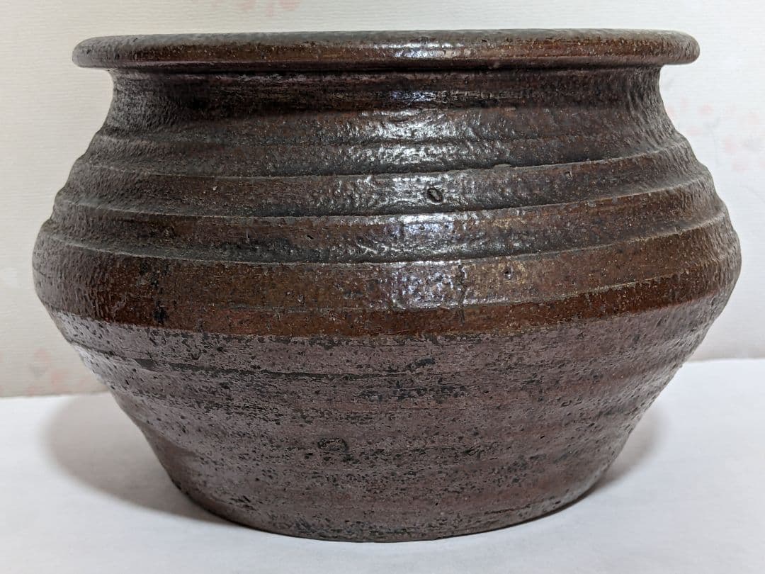 ♦江戸時代 香炉 建水 梅花皮 茶道具 アンティーク骨董品 コレクション