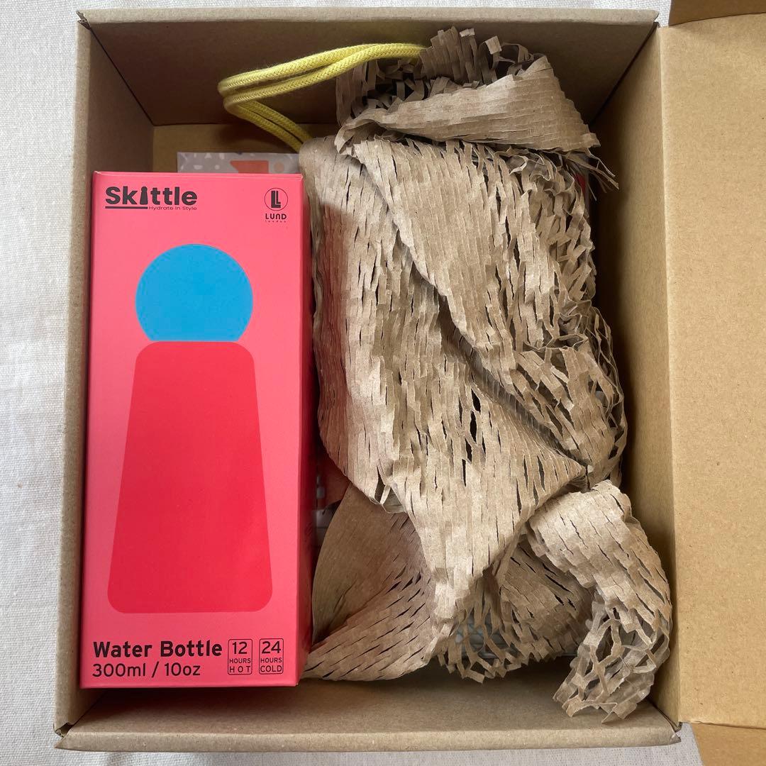 ファミリア　ステンレスボトル　Skittle 水筒 300ml オレンジ色