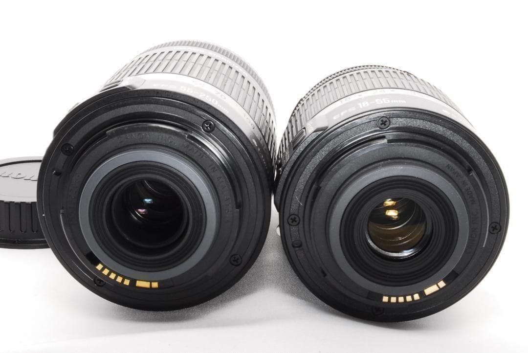 【ショット数121回】Canon Kiss X4 ダブルレンズセット