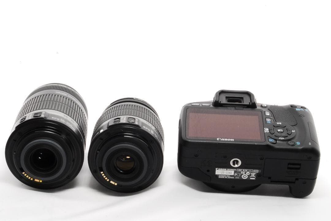 【ショット数121回】Canon Kiss X4 ダブルレンズセット