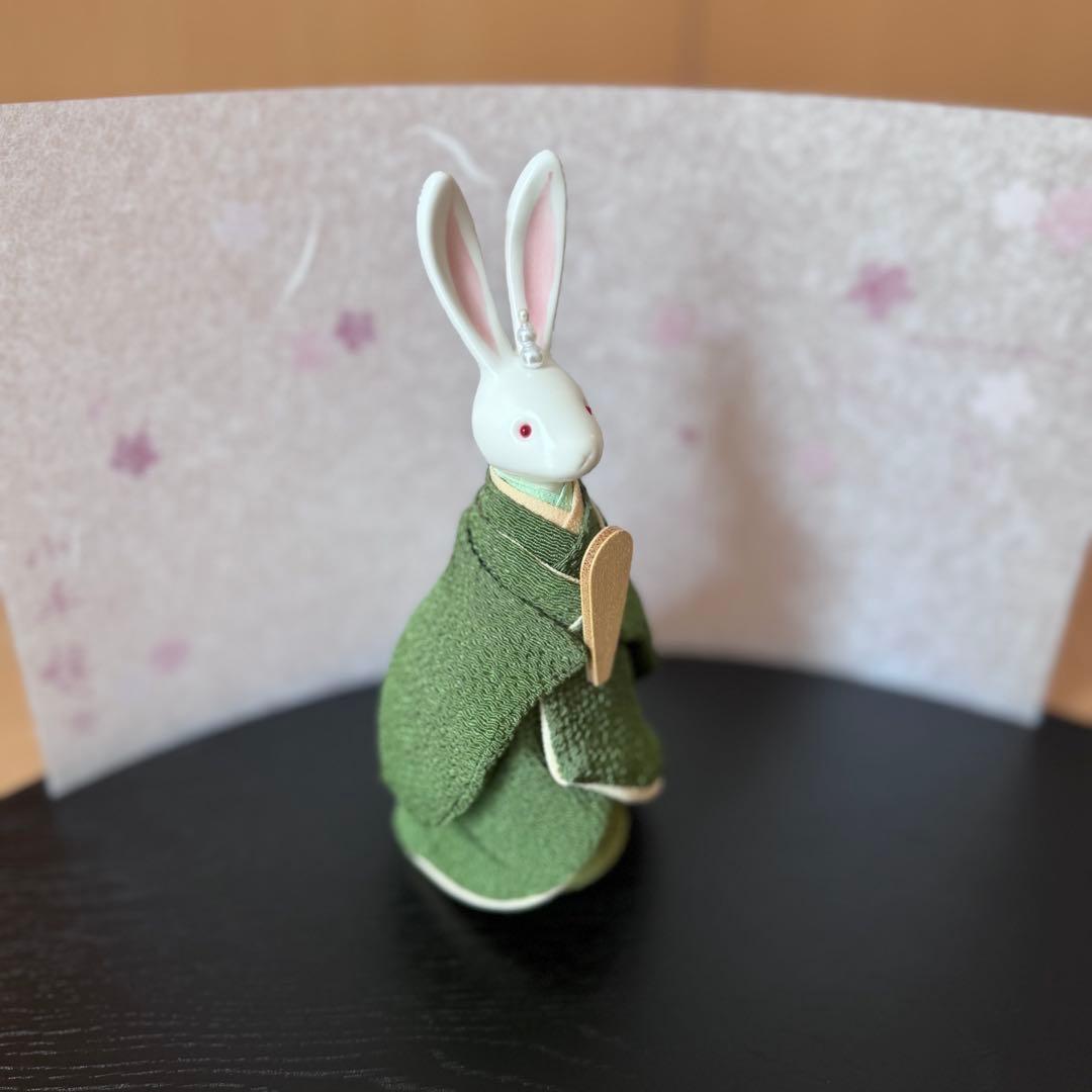 小手毬　雛人形　ウサギ　ハンドメイド